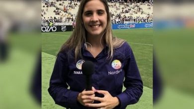 Photo of Repórter da TV Aratu é a primeira mulher a narrar jogo da Copa do Nordeste