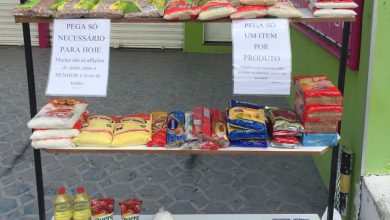 Photo of Corrente do bem: Conquistenses montam “mini mercados” com alimentos gratuitos durante pandemia