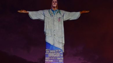 Photo of Projeção no Cristo Redentor homenageia profissionais de saúde durante pandemia do coronavírus