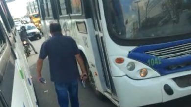 Photo of Conquista: Motorista de ônibus é ameaçado por homem armado após acidente de trânsito e sindicato emite nota de repúdio