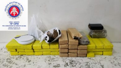 Photo of Polícia militar apreende 43 tabletes de maconha dentro de construção em Conquista