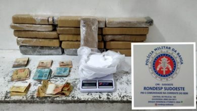 Photo of Conquista: Motorista de aplicativo e mulher são presos pela Rondesp com grande quantidade de drogas e dinheiro