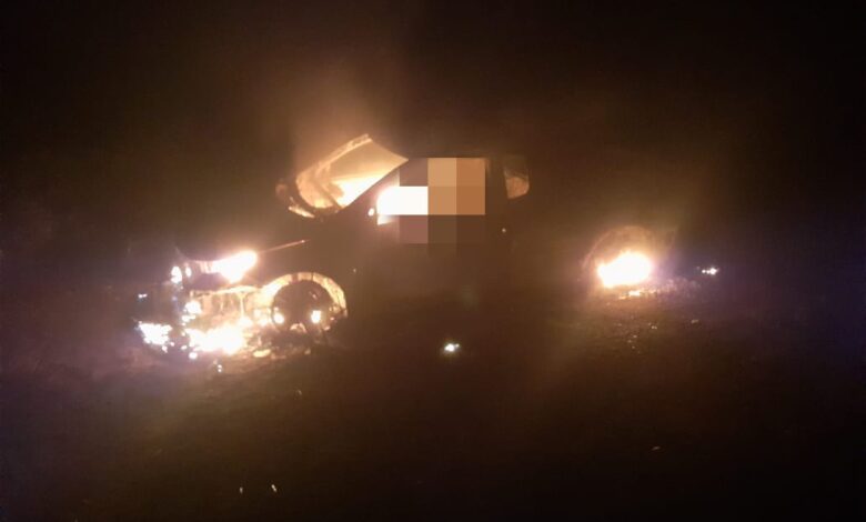 Photo of Próximo a Conquista: Carro é encontrado pegando fogo com corpo carbonizado