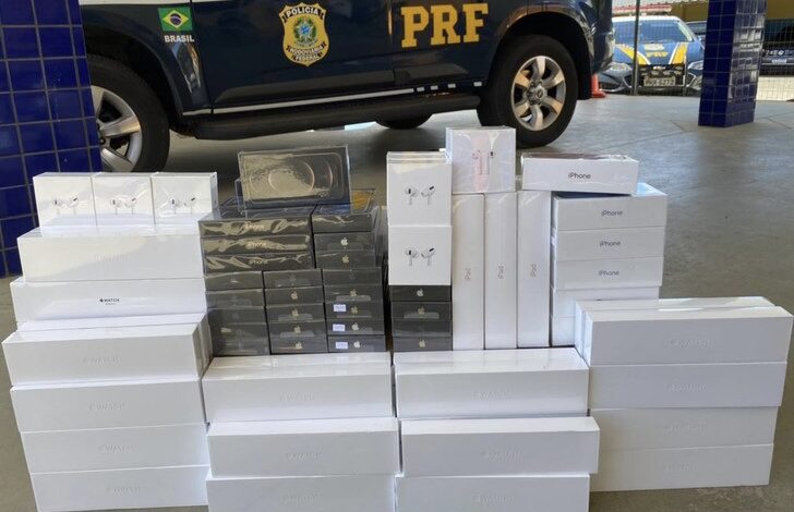 Photo of Vídeo: Polícia apreende em Conquista mais de 100 produtos da Apple avaliados em R$ 620.000; dois homens foram presos