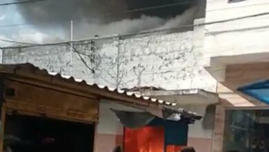 Photo of Vídeo: Depósito de loja pega fogo em Itambé e assusta moradores; assista