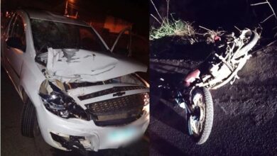Photo of Mulher morre após moto ser atingida por carro na região