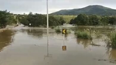 Photo of Vídeo: Rodovia fica alagada após nível do rio Pardo subir na região
