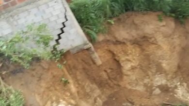 Photo of 500 pessoas ficam desalojadas e seis casas caem após as chuvas em Jaguaquara