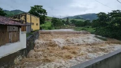 Photo of Após chuvas em Minas, cheia do rio Pardo causa alagamentos; nível da água subiu 8 metros em alguns pontos