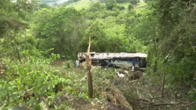 Photo of Ônibus cai em ribanceira e deixa 10 mortos e outros 21 feridos no sul do Brasil