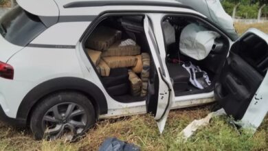 Photo of Carro com 247 kg de maconha se envolve em acidente durante perseguição policial na Bahia