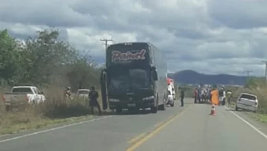 Photo of Região: Polícia divulga informações sobre acidente entre moto e ônibus de banda de forró