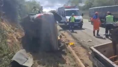 Photo of Vídeo: Jovem de 24 anos morre em grave acidente na BR-116 em Conquista