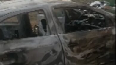 Photo of Corpo de homem é encontrado dentro de carro de aplicativo incendiado