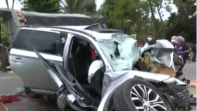 Photo of Motorista morre após batida entre carro e caçamba