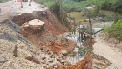 Photo of Região: Trecho de rodovia segue interditado após desmoronamento