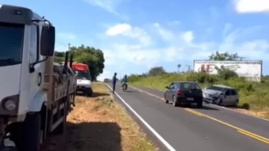 Photo of Caminhoneiro desvia de cobra na pista e se envolve em acidente na região