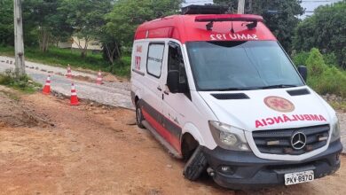 Photo of Região: Acidente com ambulância do Samu 192