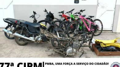 Photo of Conquista: Polícia encontra desmanche de motos e bicicletas próximo à feira do rolo