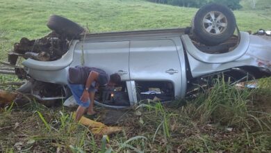 Photo of Região: Pilú foi socorrido após grave acidente com Hilux