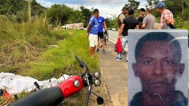 Photo of Homem morre após bater moto em placa de trânsito na BR-330