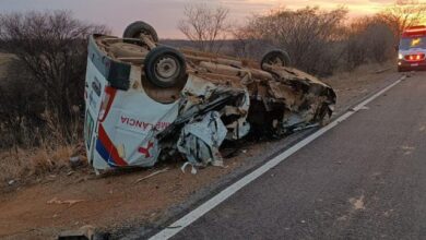 Photo of Vídeo: Motorista de ambulância morre após grave acidente na região