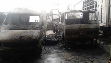 Photo of Fotos: Novas informações sobre incêndio em garagem de distribuidora em Conquista
