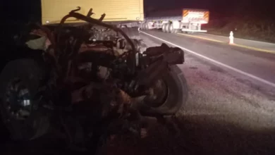 Photo of Região: Caminhoneiro morre após grave acidente na BR-116