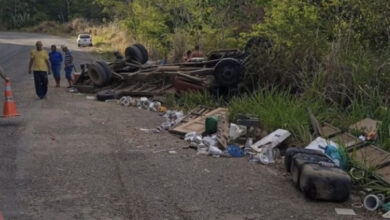 Photo of Região: Grave acidente com caminhão