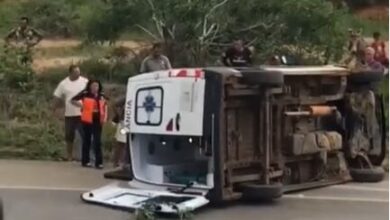Photo of Conquista: Vídeo mostra acidente com ambulância a caminho do hospital