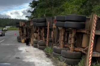 Photo of Região: Mais um grave acidente com carreta na BR-116; veja o vídeo